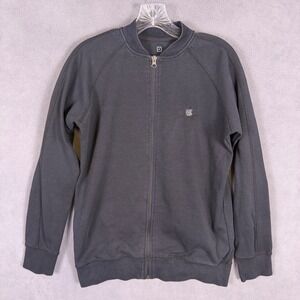 Apple Jacket S Black Full Zip Store Employee Embroidered Logo Made In USA Read!